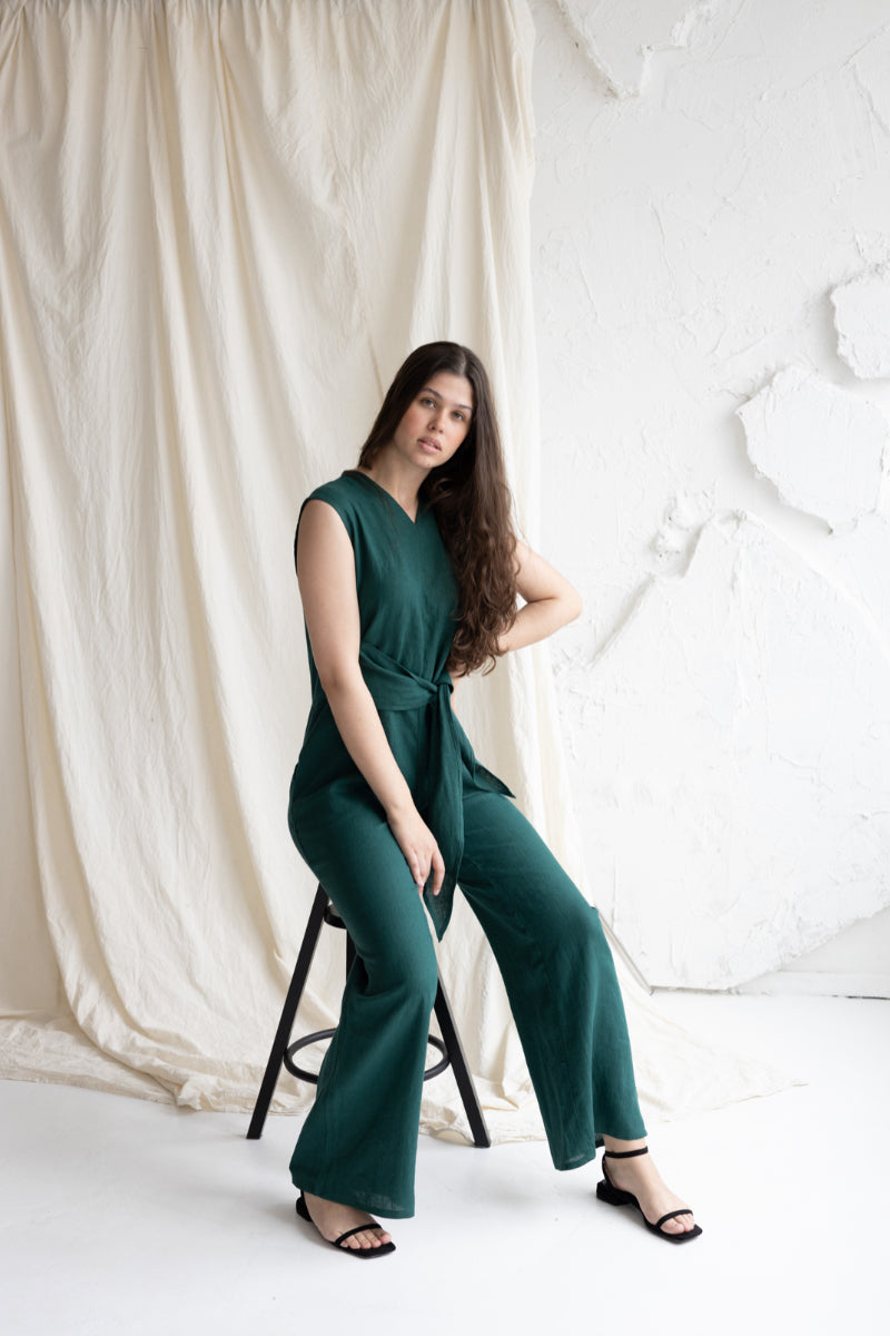 linen jumpsuit