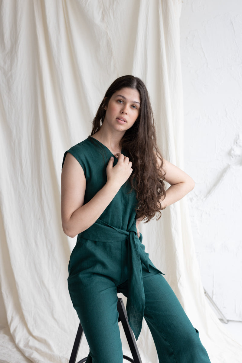 linen jumpsuit