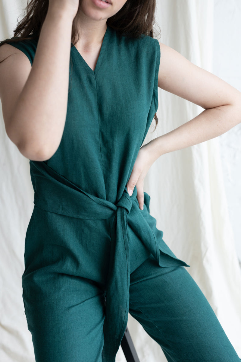 linen jumpsuit