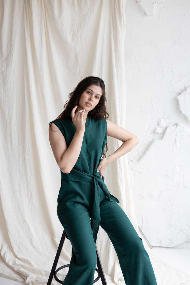 linen jumpsuit