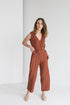 rust linen jumpsuit