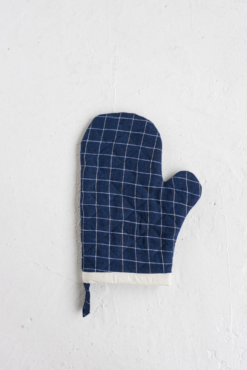 linen oven mitt