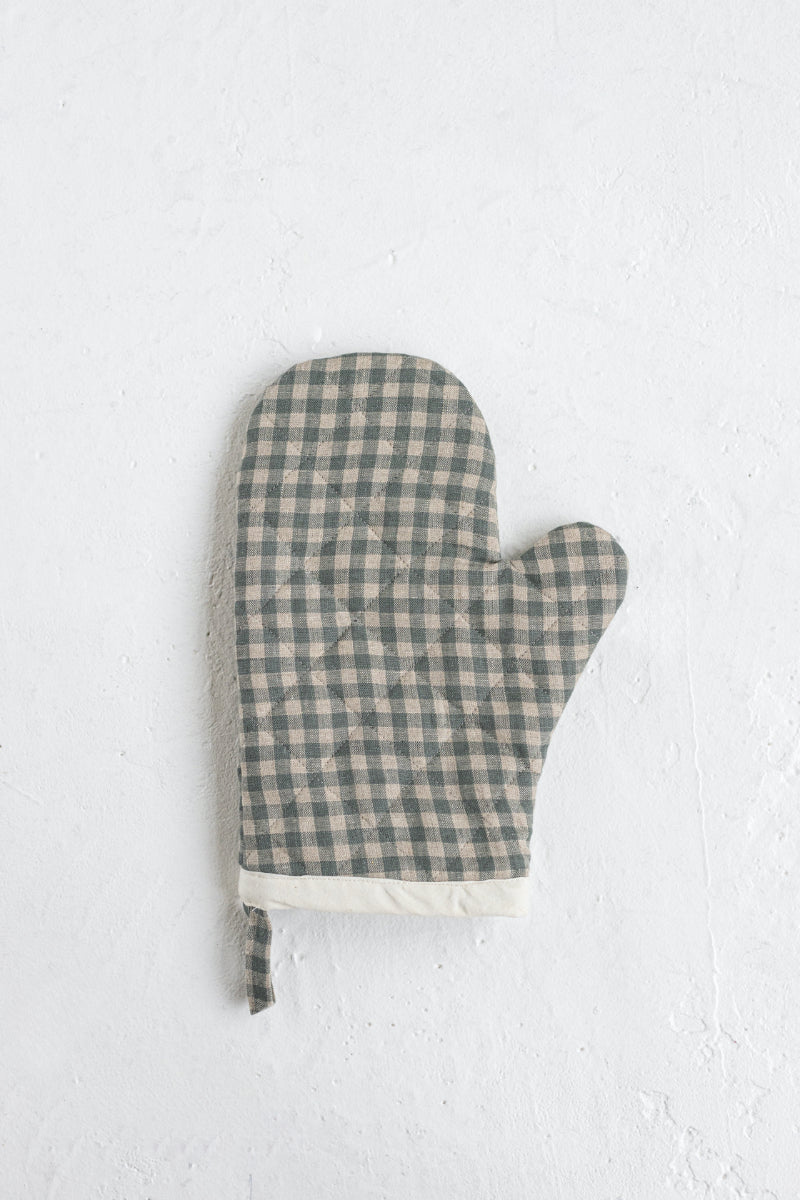 linen oven mitt