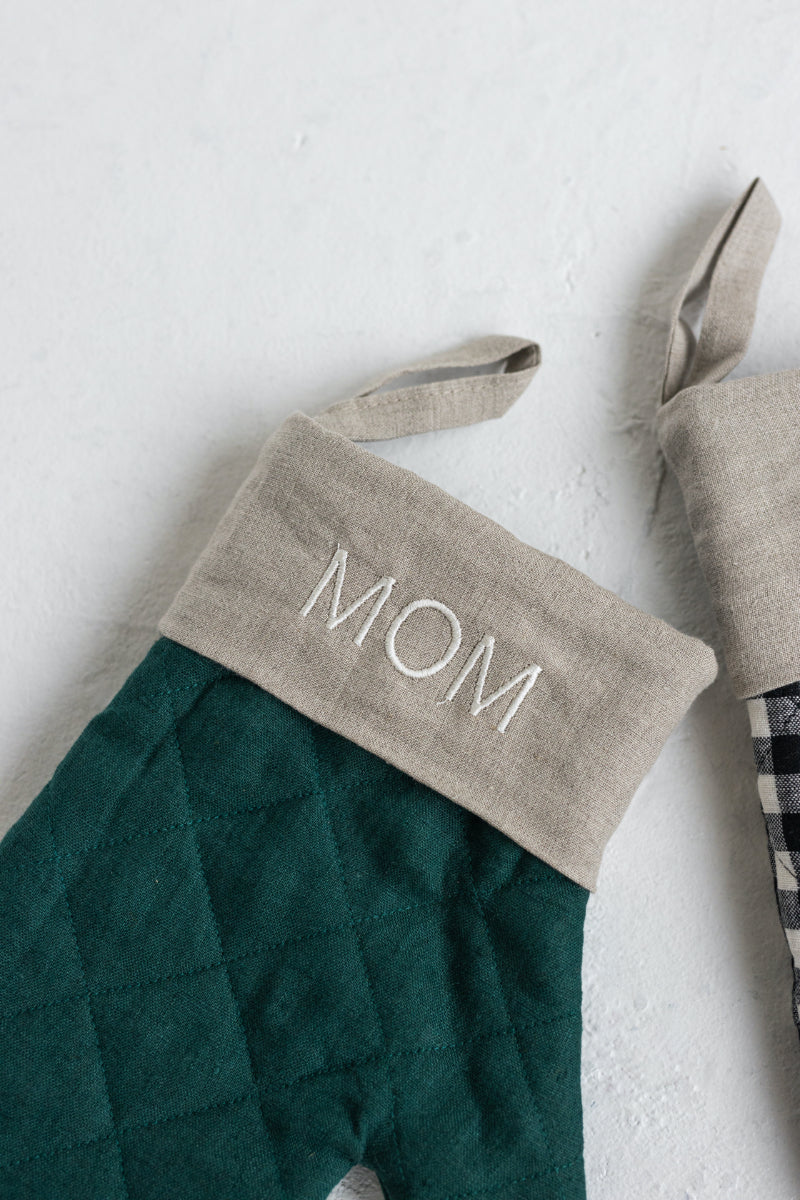 personalized oven mitt