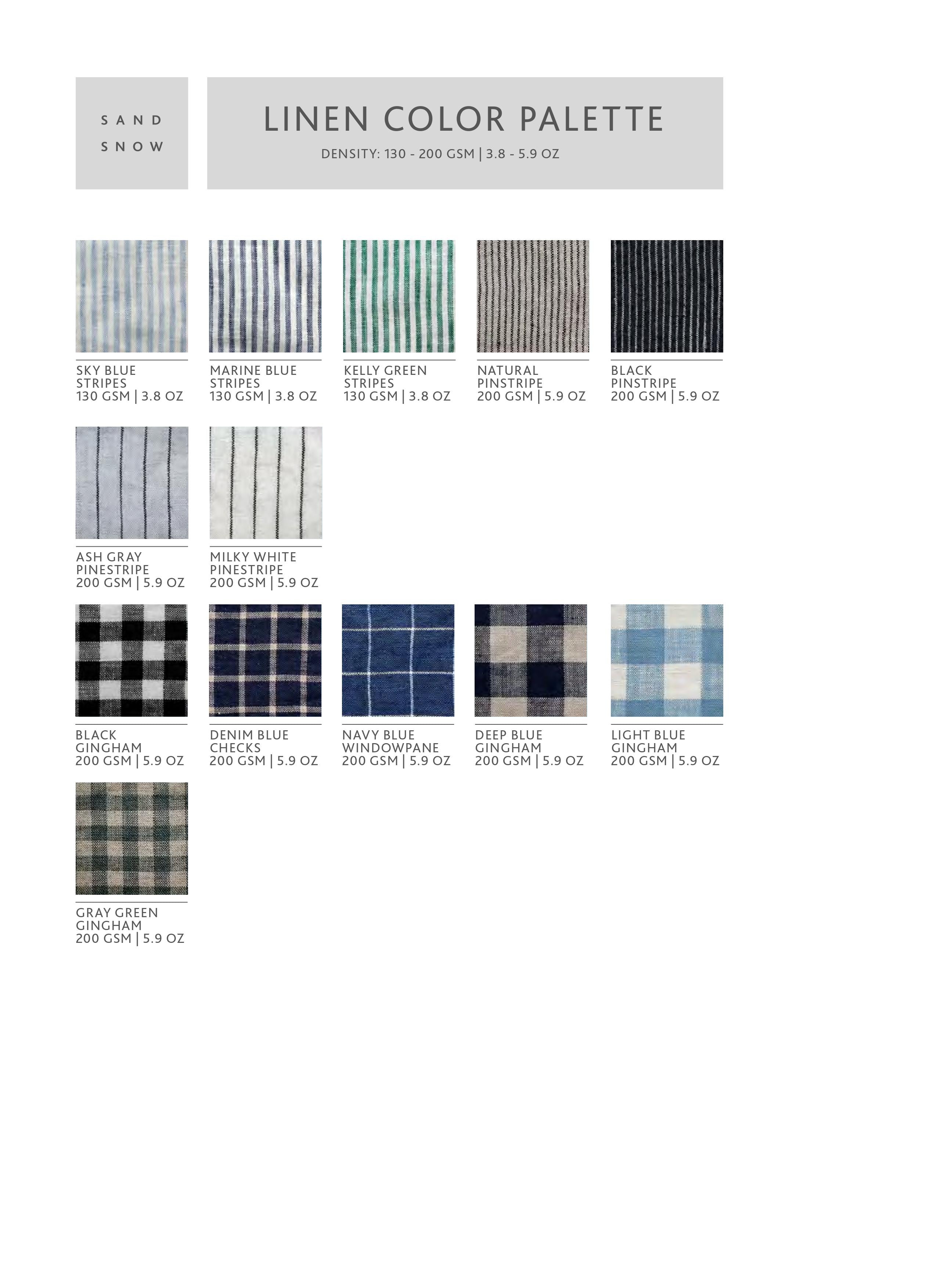 linen colors palette