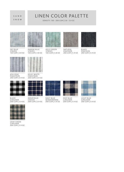 linen colors palette