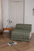 quilted linen lounge cover
