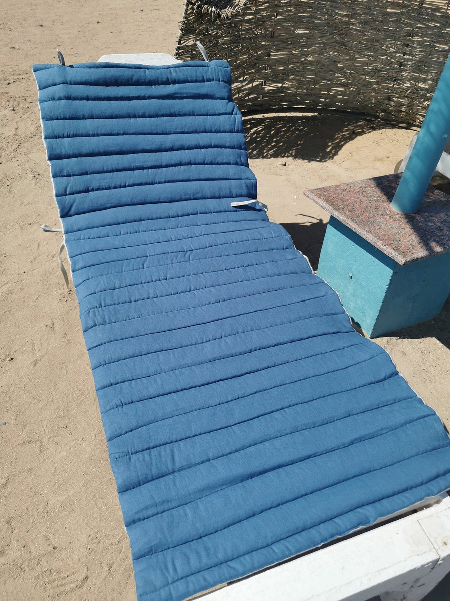 portable linen beach mat