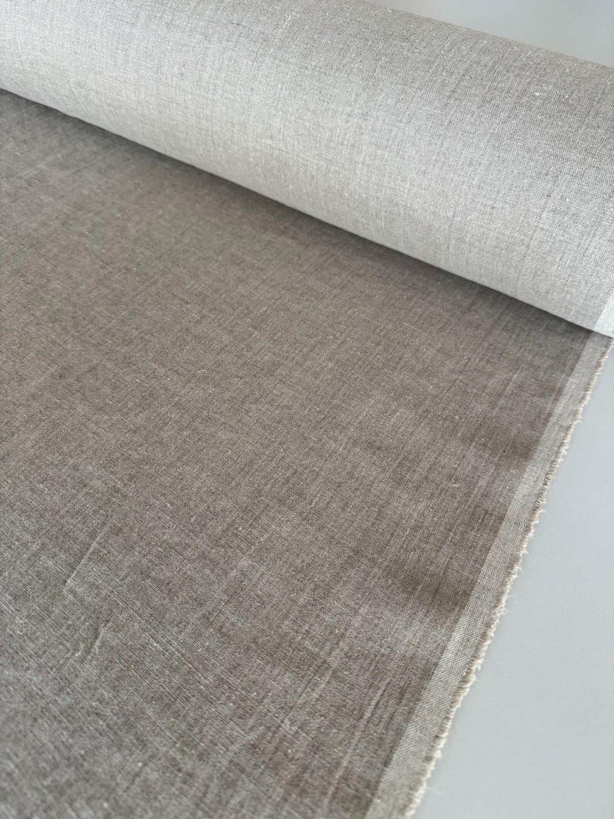 Natural linen fabric by meter or yard | SAND SNOW LINEN – Sand Snow Linen