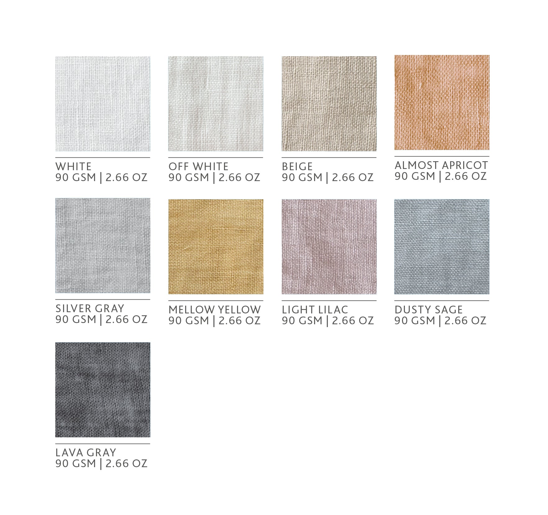 Lightweight linen fabric by yard & meter | SAND SNOW LINEN – Sand Snow ...