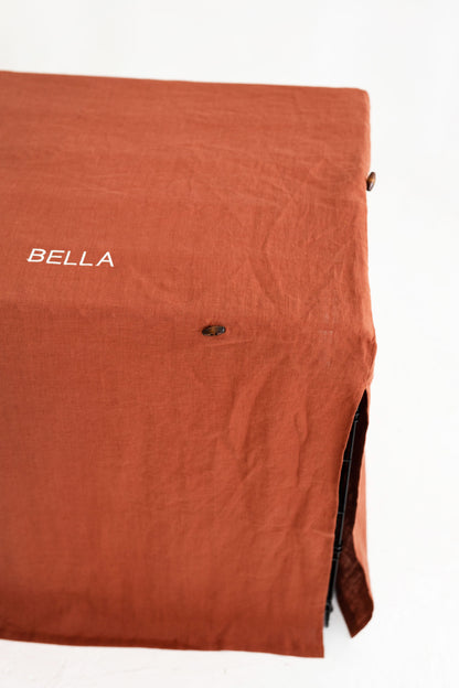 linen dog crate cover