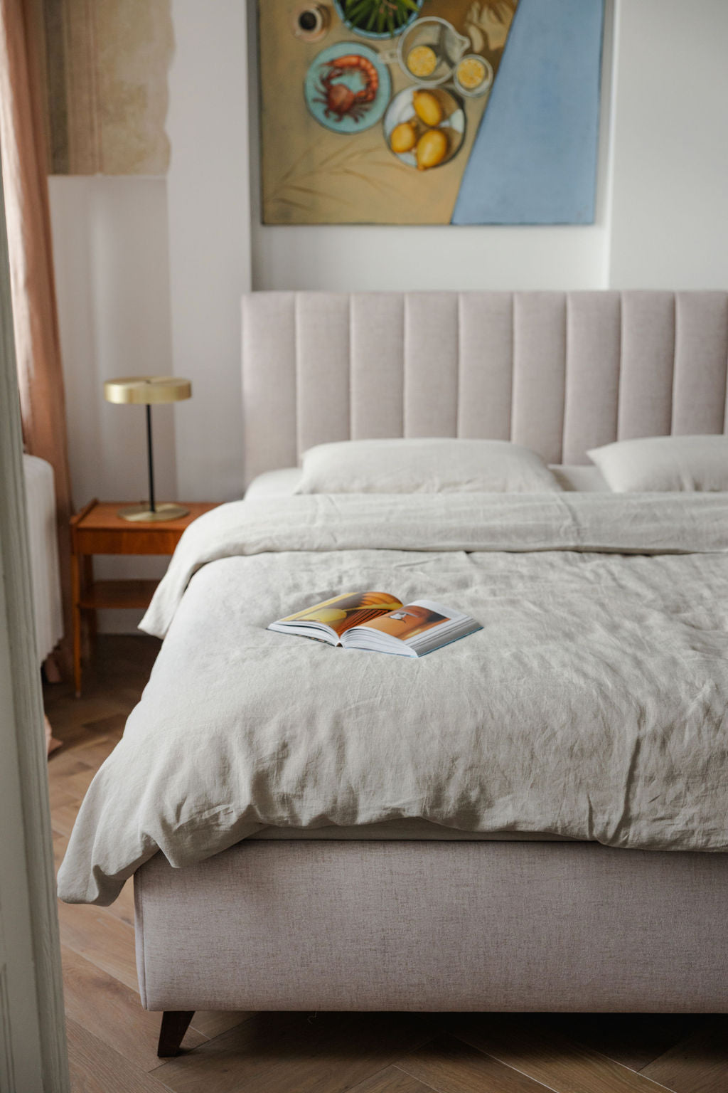 Natural Linen Duvet Cover