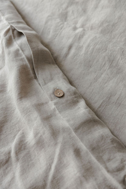 Natural Linen Duvet Cover