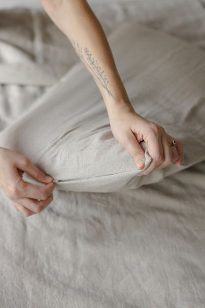 linen pilowcase
