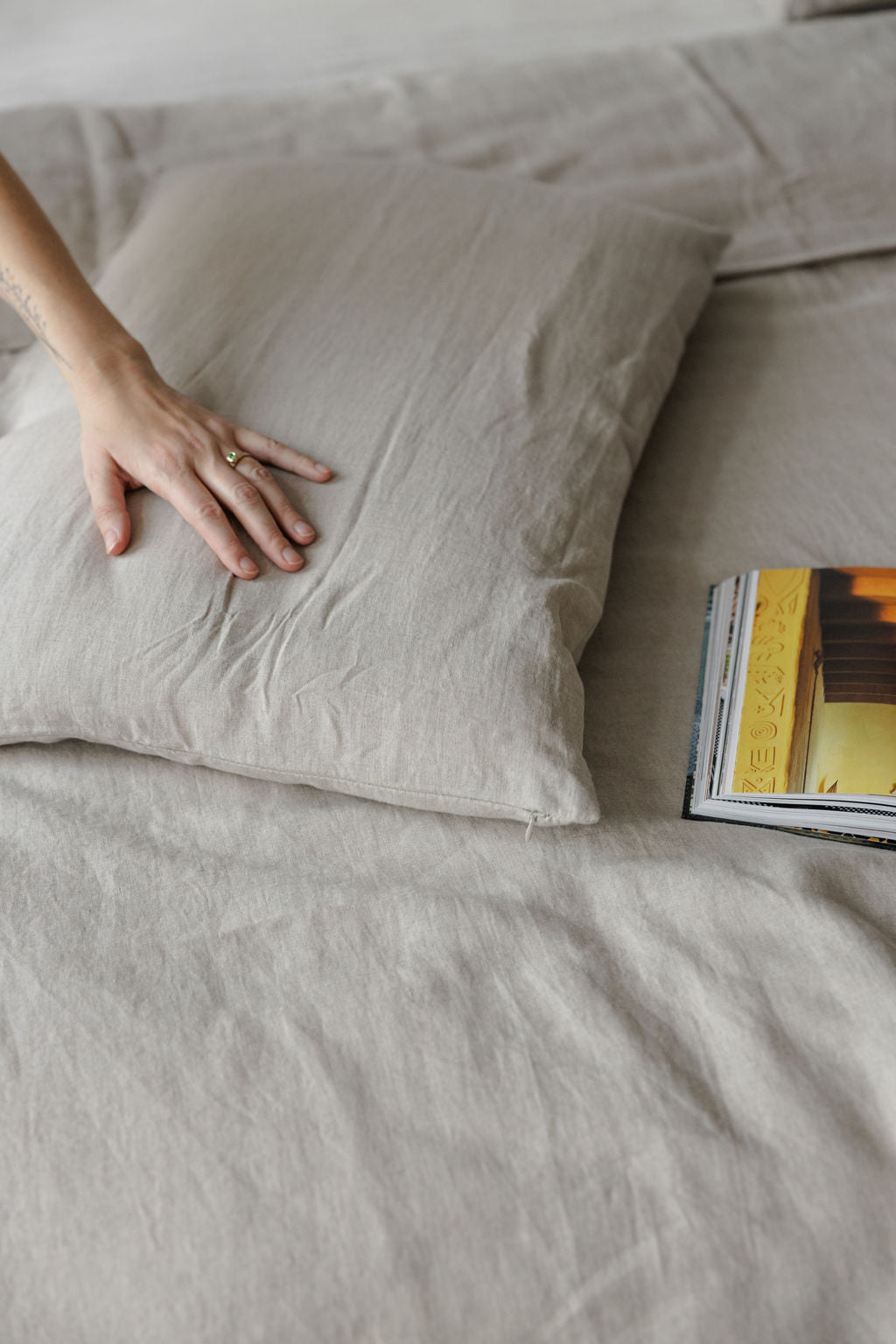 linen pillowcase