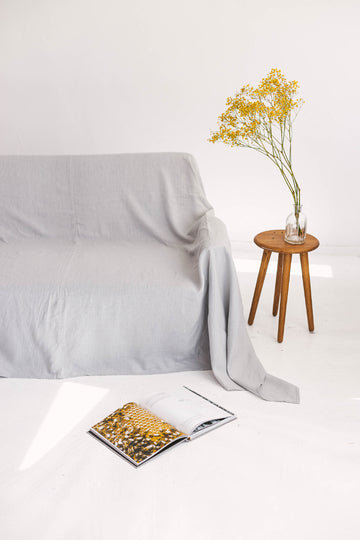 linen couch cover