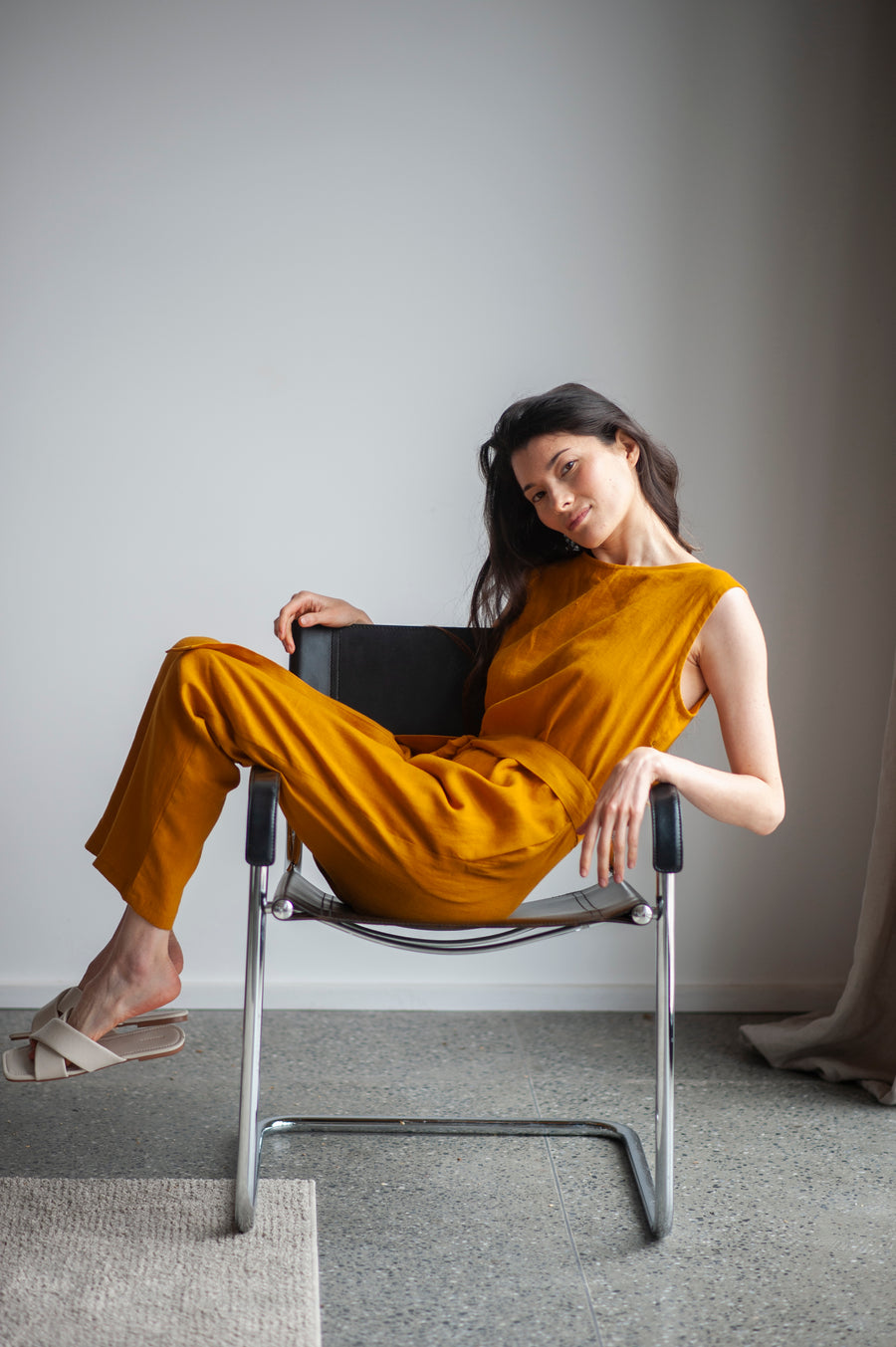 linen jumpsuit