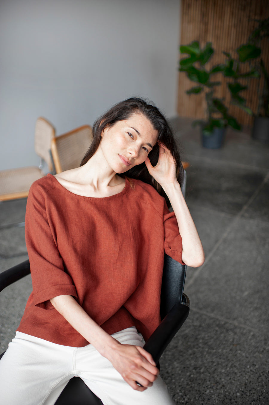 linen blouse