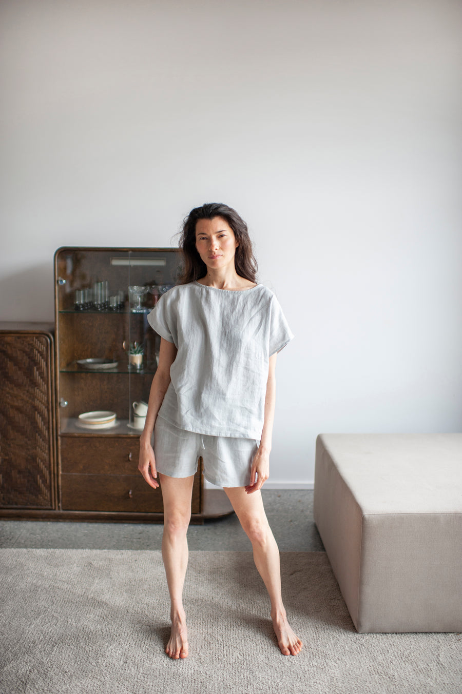 linen pajama set