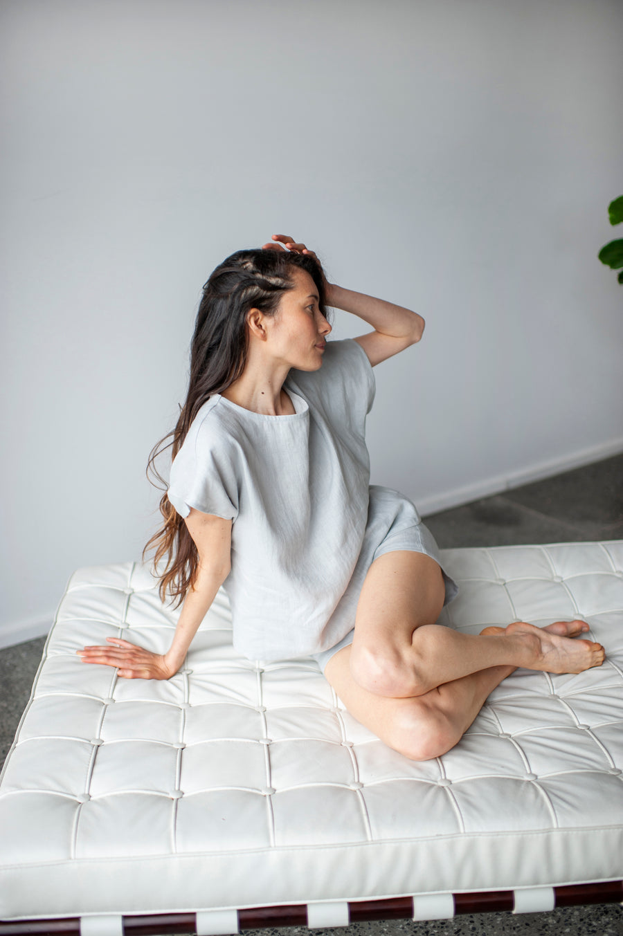 linen pajama set