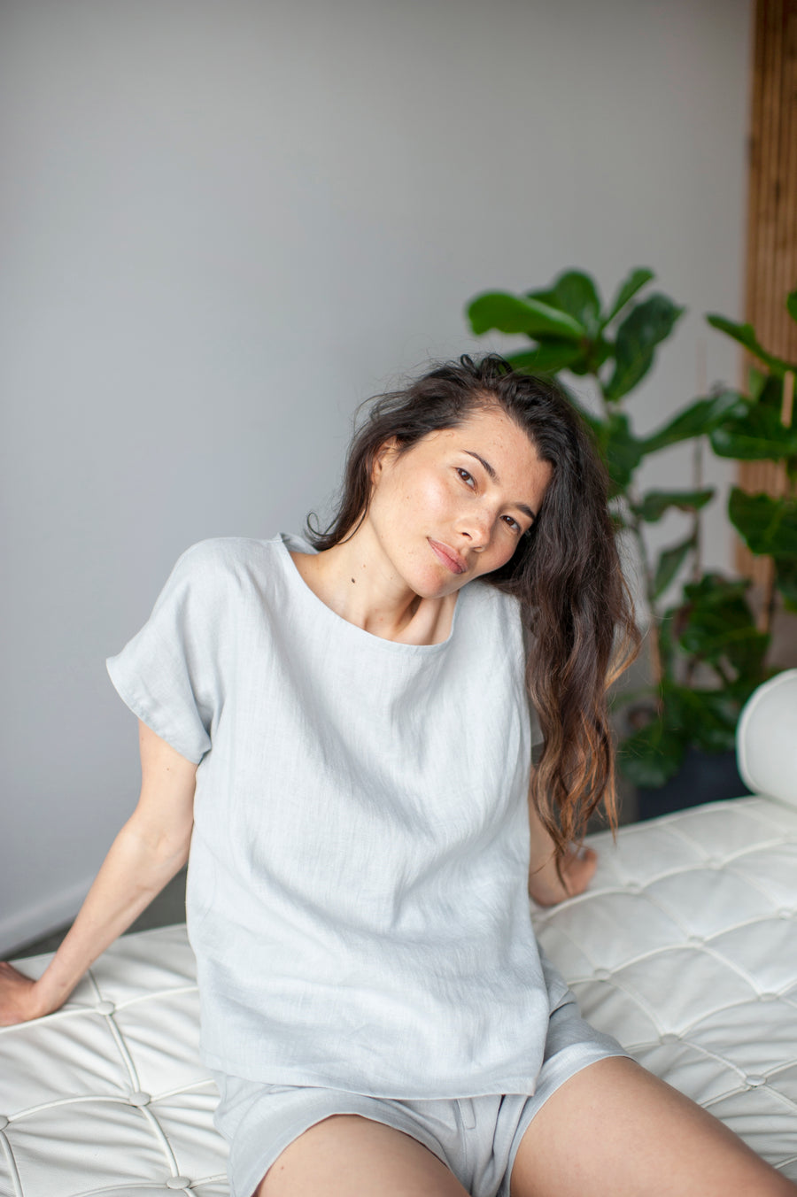 linen pajama set