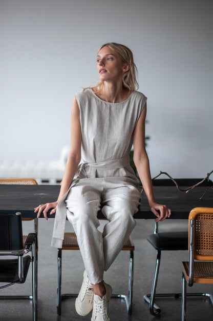 linen jumpsuit