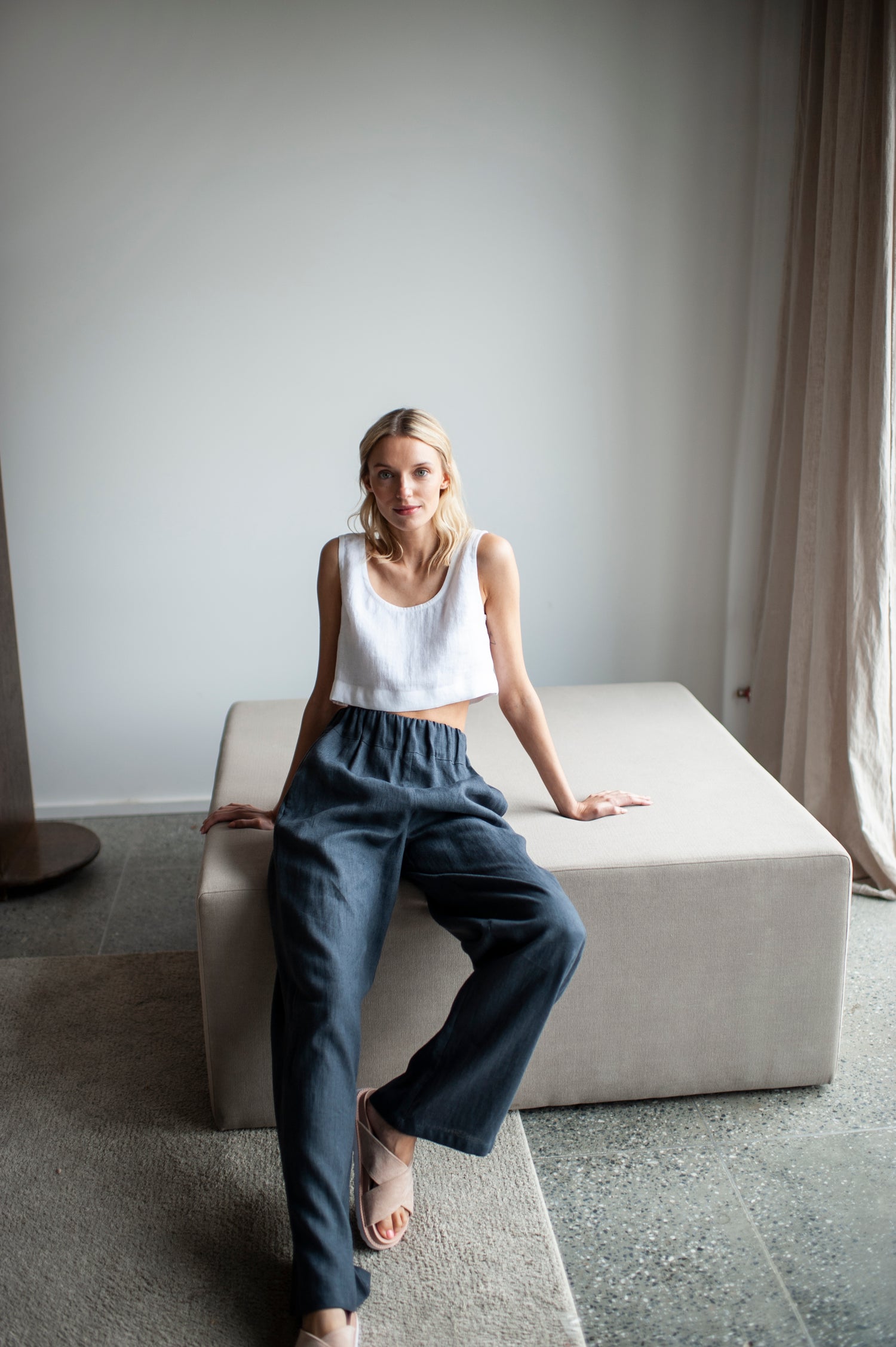 wide linen pants