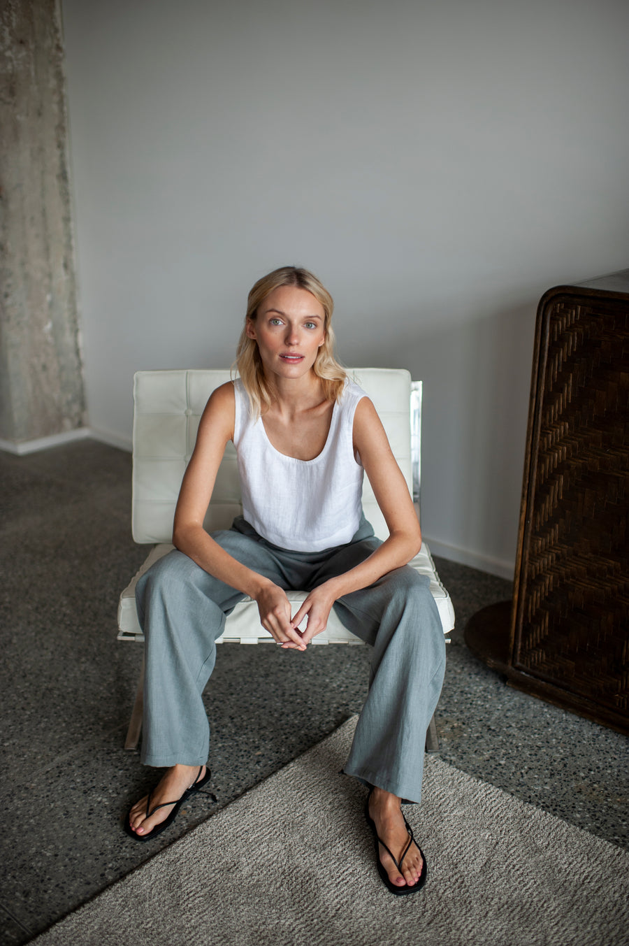 wide linen pants