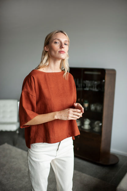 linen blouse