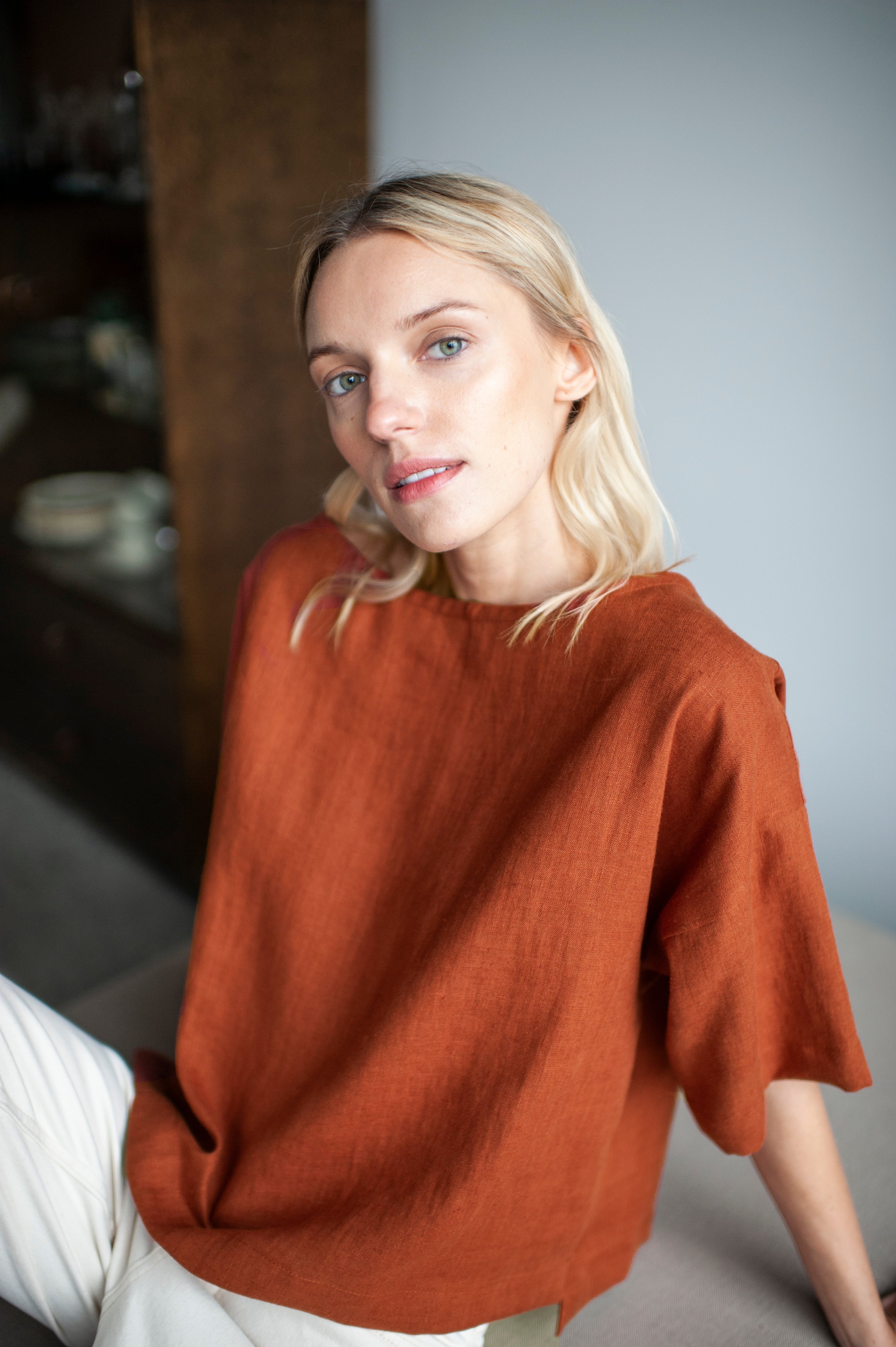 linen blouse