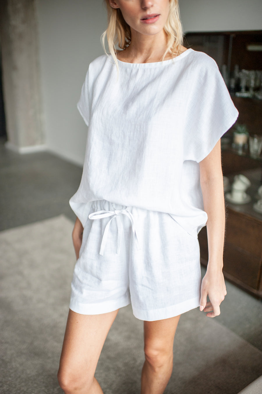 linen pajama set