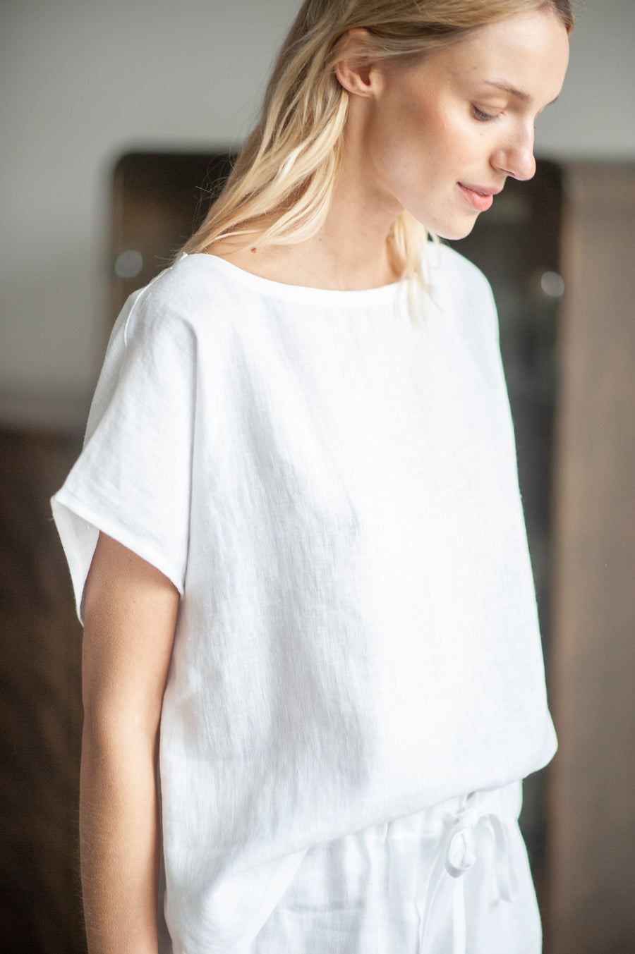 linen pajama set