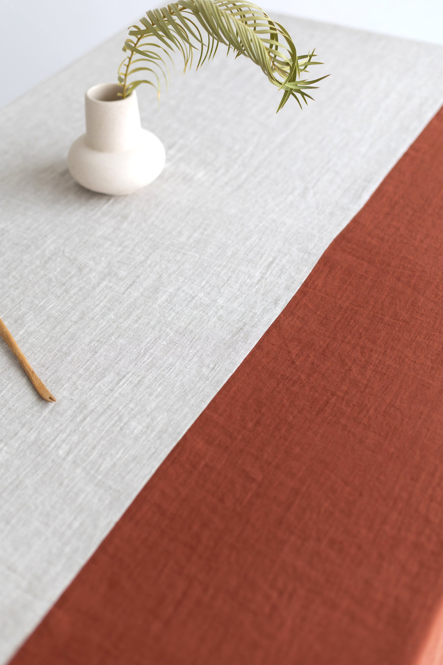 color block tablecloth