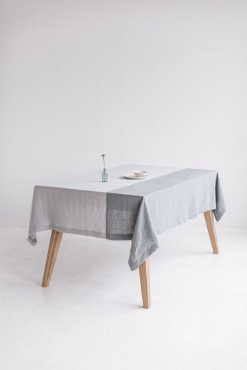 color block tablecloth