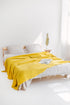 linen waffle bedspread