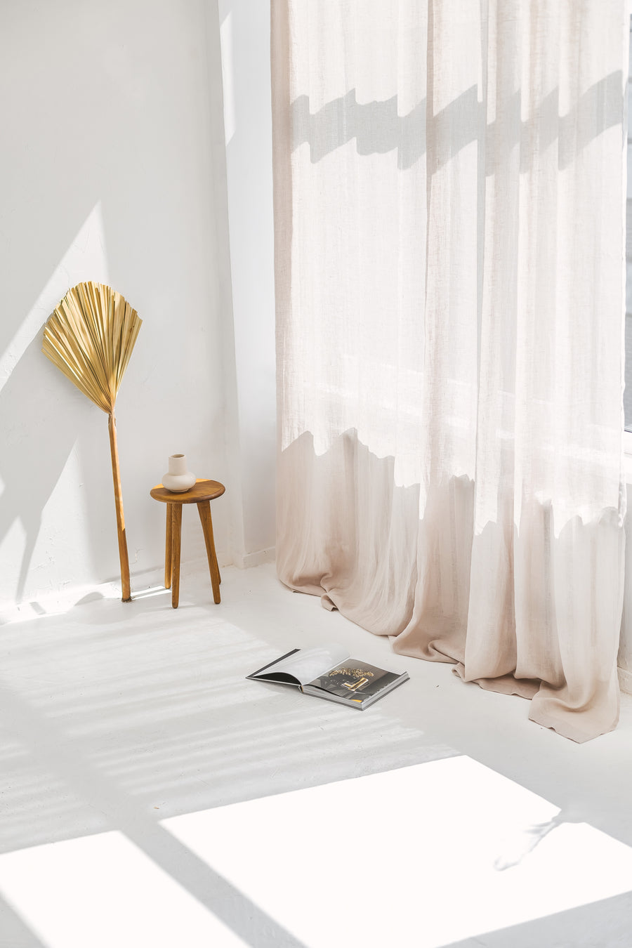 lightweight linen curtain