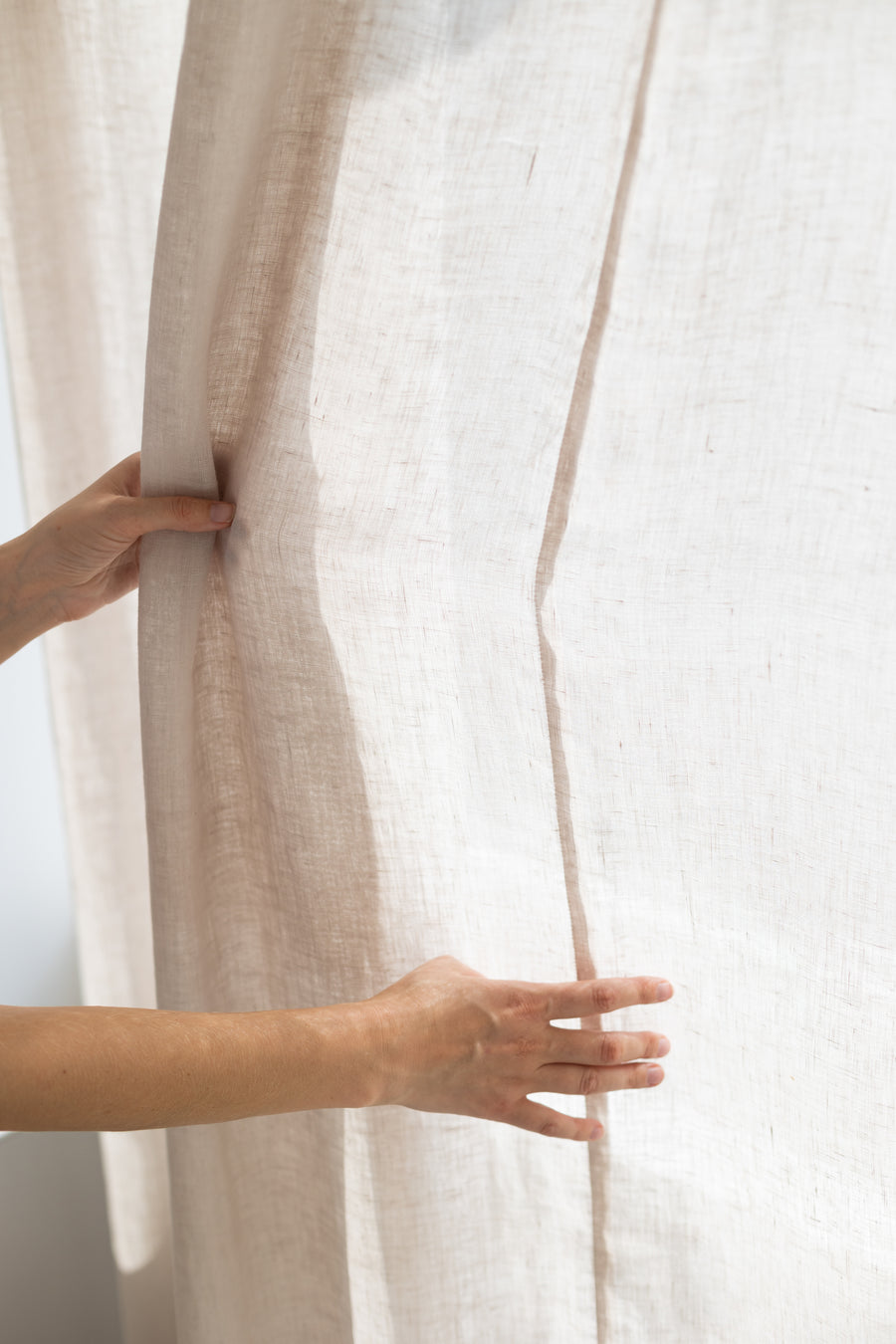 lightweight linen curtain