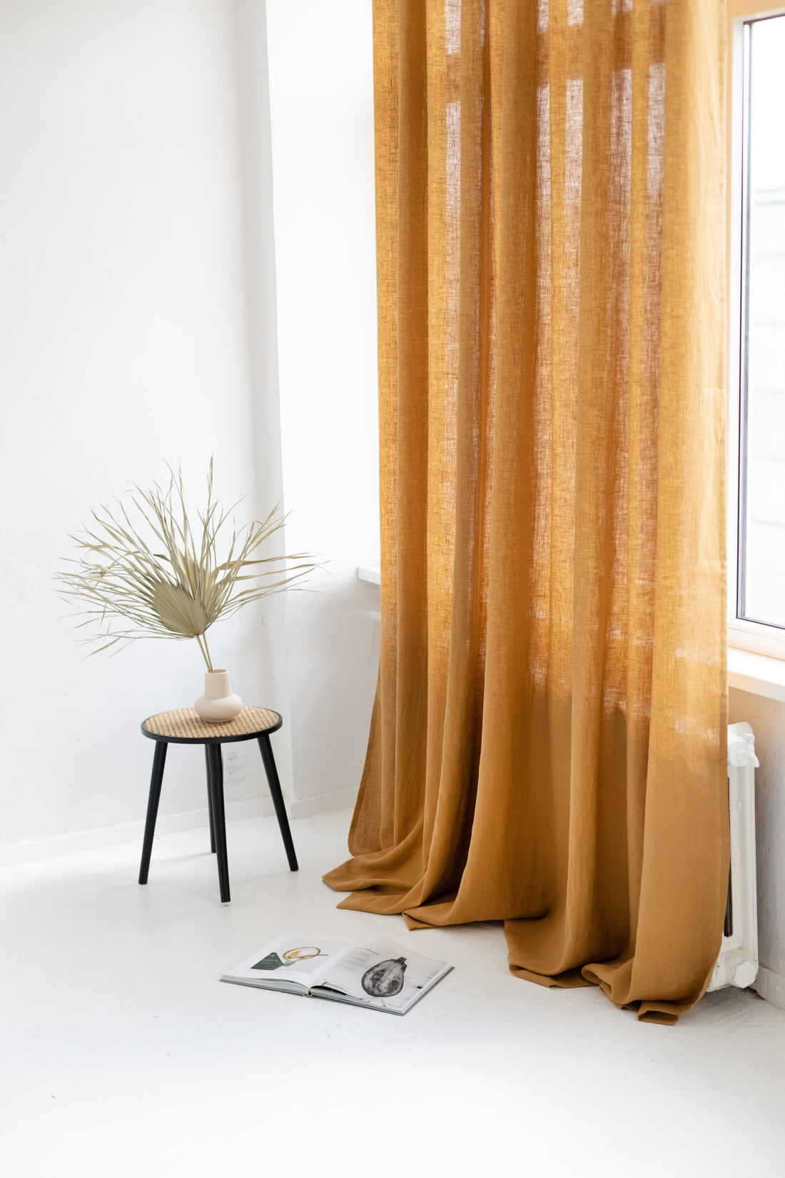 linen curtain with grommets