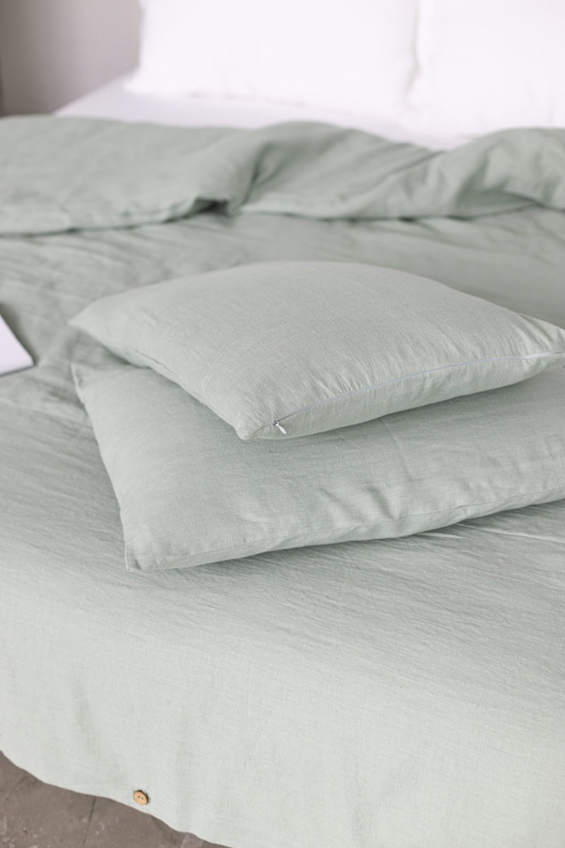 Sage Linen Sheets Set