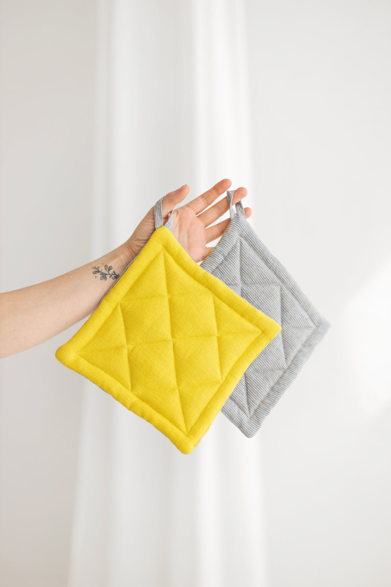 linen pot holders