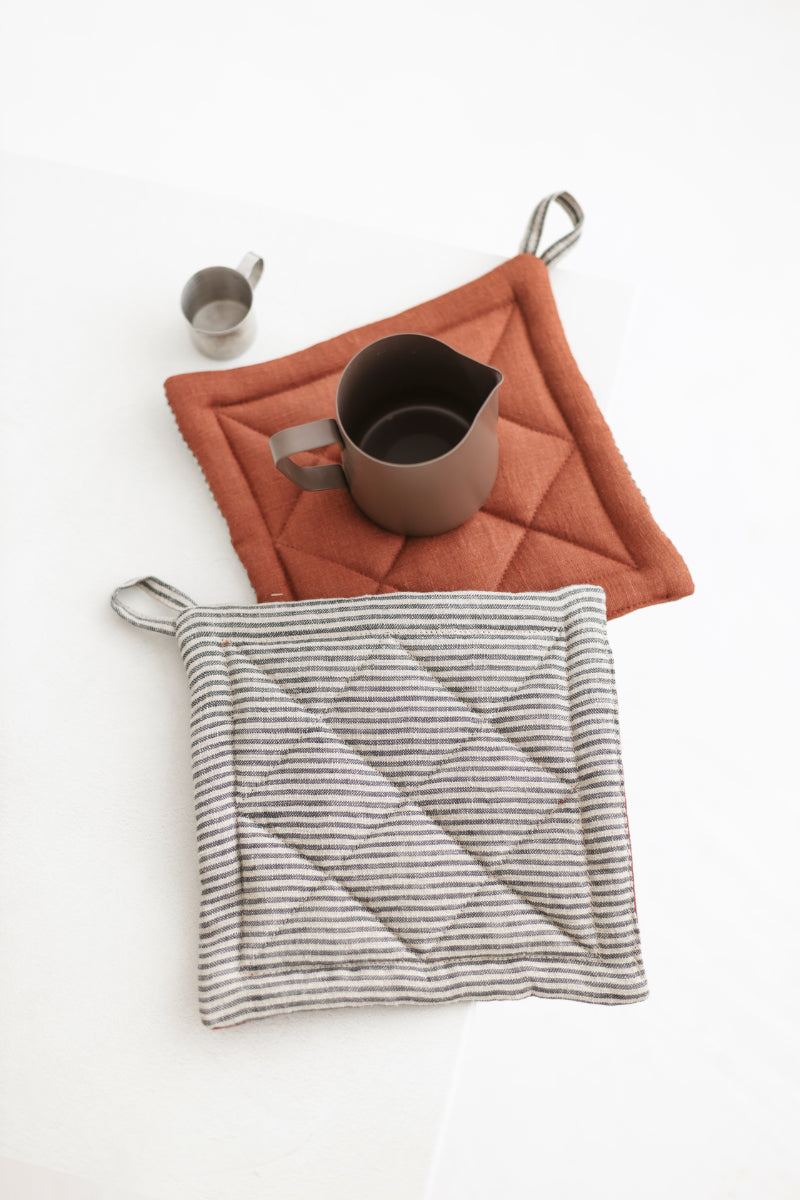 linen pot holders