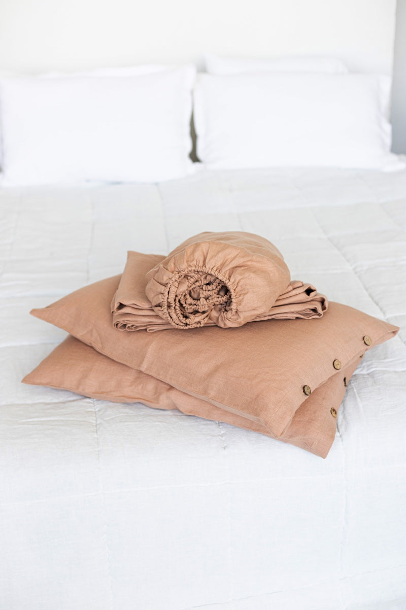 linen sheets set