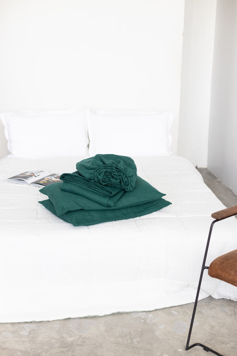 linen sheets set