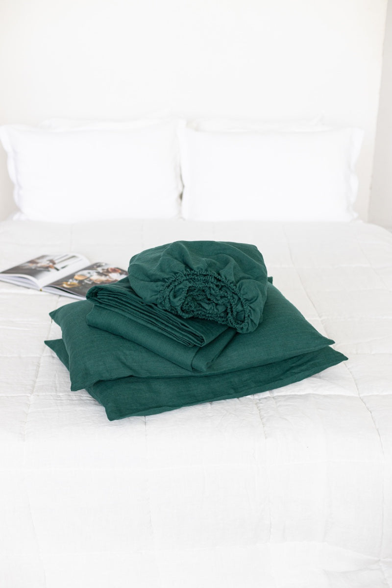 linen sheets set