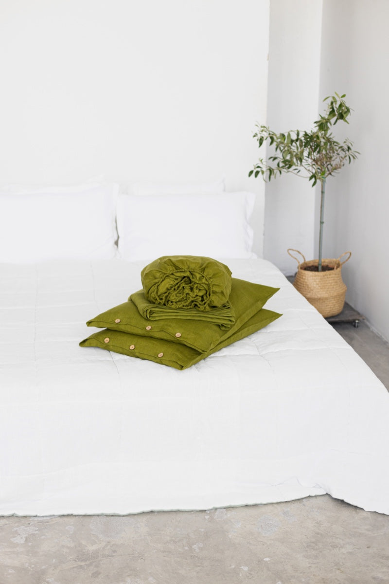 linen sheets set