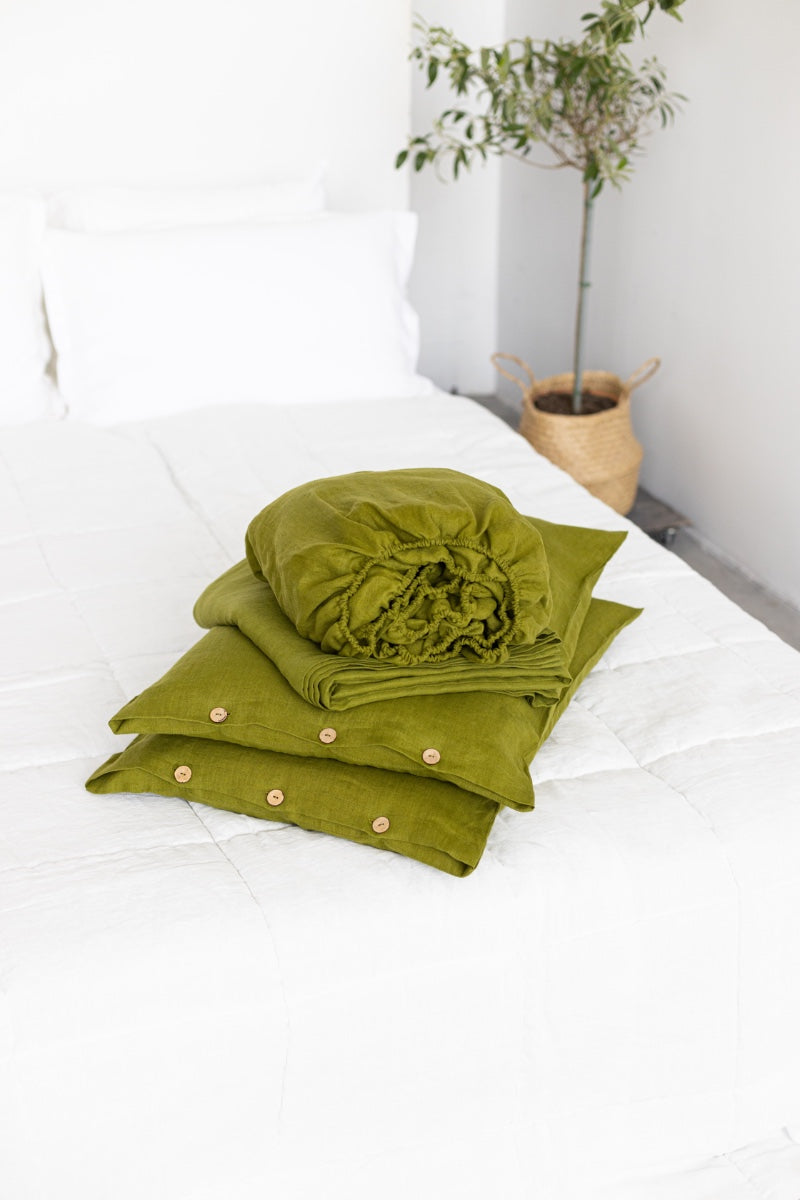 linen sheets set