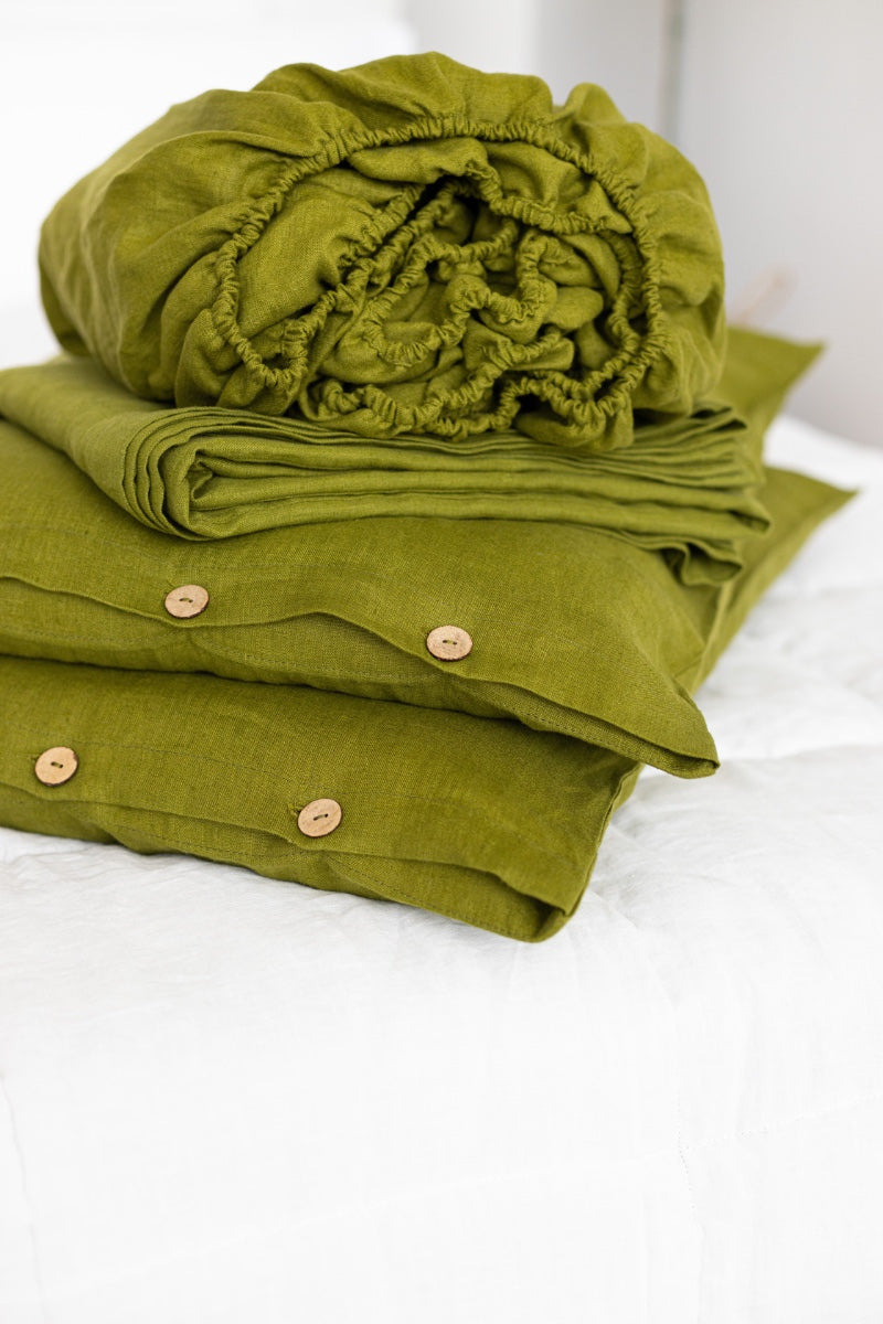 linen sheets set