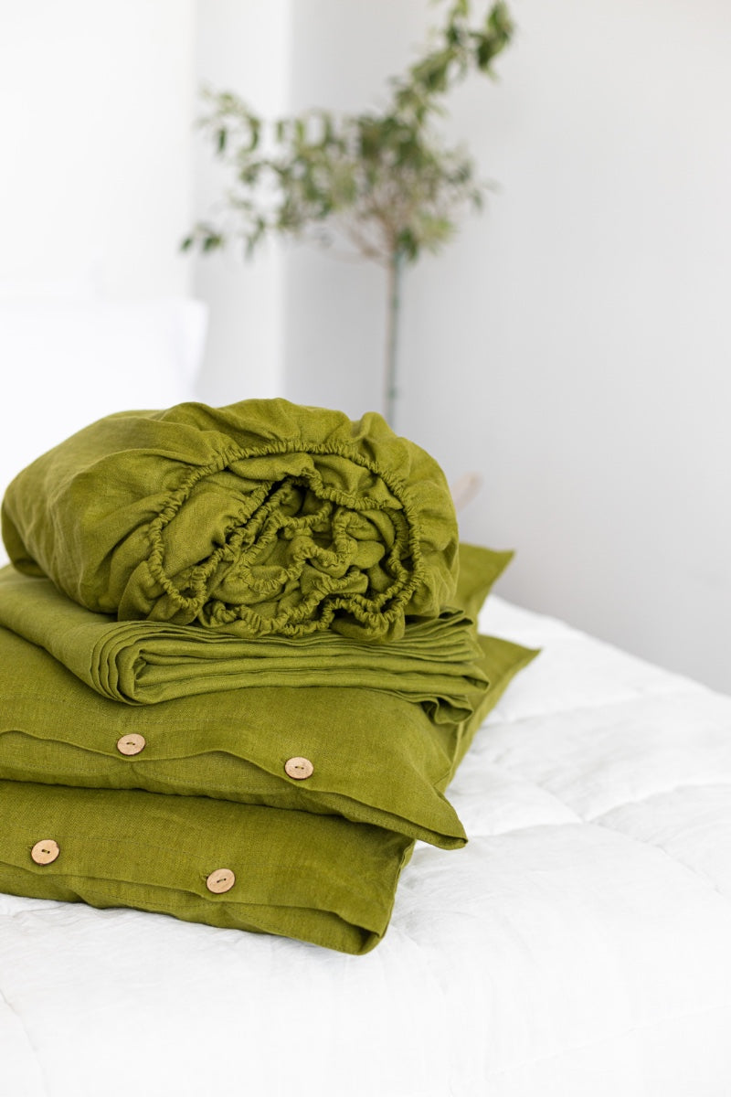 linen sheets set