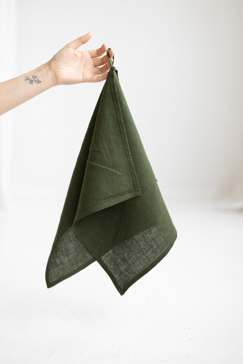 linen tea towel