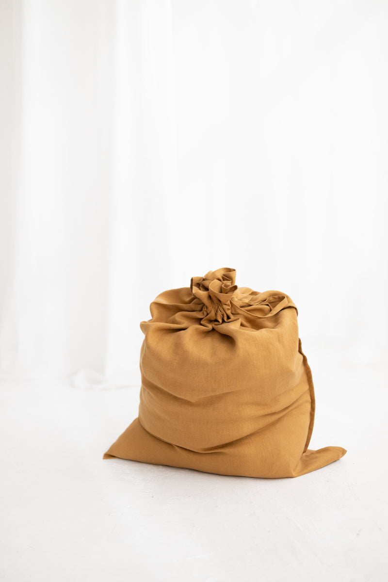 linen laundry bag